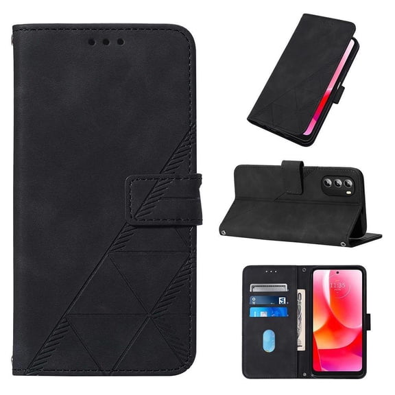 Case for Motorola Moto G 5G 2022 Wallet Cover PU Leather Credit Card Holder Flip Folio Book Protective