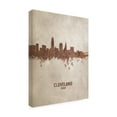 thumbnail image 2 of Trademark Fine Art 'Cleveland Ohio Rust Skyline' Canvas Art by Michael Tompsett, 2 of 3