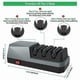 thumbnail image 4 of Electric Knife Sharpener- Knife Sharpeners, 3 Stage Electric Knife Sharpener, 3-Stage, Grey EU Plug, 4 of 5