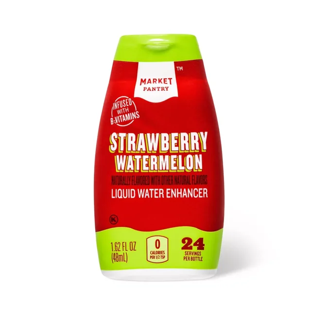 Strawberry Watermelon Liquid Water Enhancer Drops 1.62 fl oz Market
