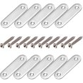 thumbnail image 1 of Angle Connector Flat Corner Bracket Stainless Steel Corner Bracket Furniture Corner Bracket With 56*16mm Screws(10pcs) Betterlifefg, 1 of 5