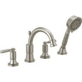 thumbnail image 1 of DELTA FAUCET PTT4523-BN Westchester Roman Tub Trim Kit with Hand Shower, Brushed Nickel, 1 of 5