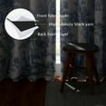 thumbnail image 6 of ARISTURING Toile Design Perforated Blackout Curtains 2-Pack Breathable Curtains Darkening Fabric 72x84in, 6 of 8