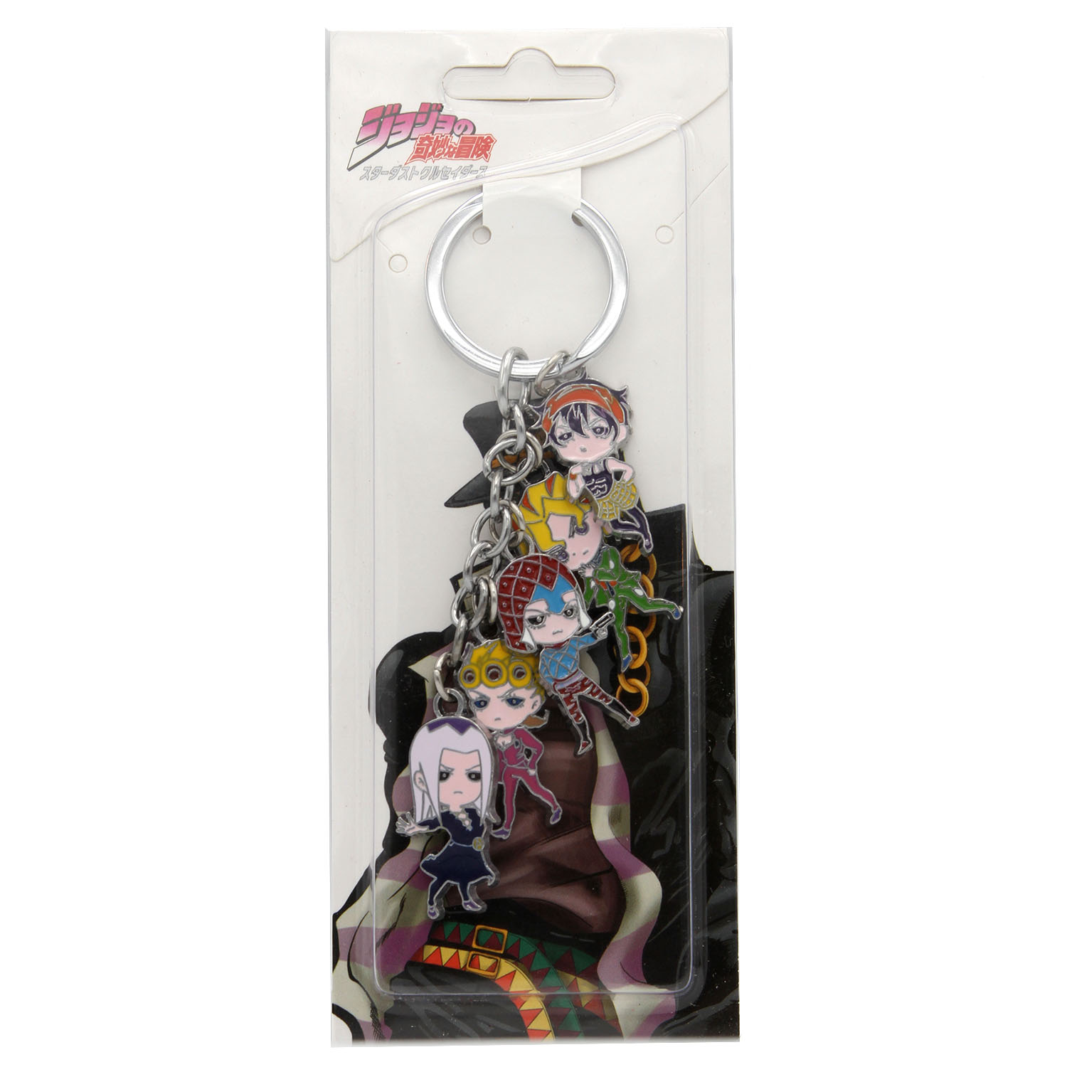 Golden Wind Characters - Jojo's Bizarre Adventure 1" Keychain 5 pc. Pendant