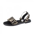 thumbnail image 2 of Sandalias de playa con punta abierta para vacaciones informales con estampado plano para mujer Wmkox8yii  nm7155, 2 of 7
