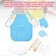 thumbnail image 4 of 11pcs Cake Baking Role Play Set Kids Kitchen Costume Apron Chef Hat Cooking Mitt Cookie Cutters KitBlue, 4 of 4