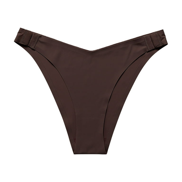 HUPOM Anti Chafing Underwear Men Underwear For Women In Clothing Briefs  Activewear None Elastic Waist Brown M