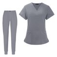 thumbnail image 2 of Conjunto de uniforme para enfermería Yinane mangas cortas SG, 2 of 8