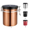 thumbnail image 4 of Tarro de almacenamiento de acero inoxidable, tarro de café, carrito de té, tarros de almacenamiento de alimentos, caja , 1.5L Baoblaze Frasco de recipiente, 4 of 4