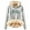 Light Gray, variant on Women's Letter Print Hooded Long Sleeve Casual Sports Hoodie Grey M