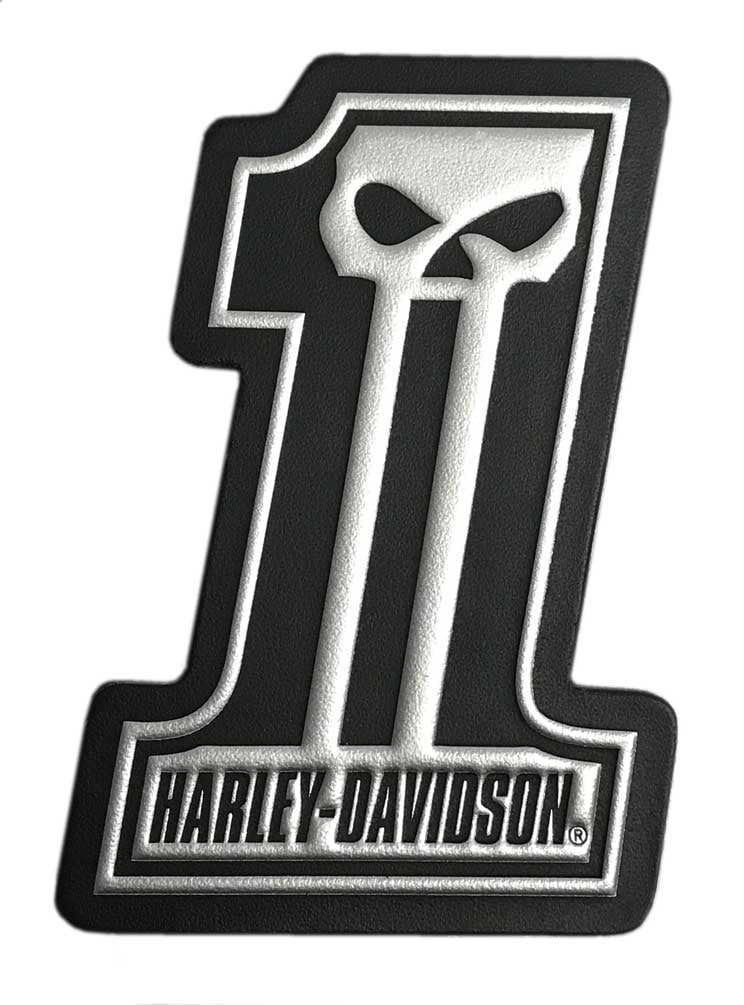 HARLEY DAVIDSON GENUINE NO 1 SKULL  PATCH 