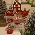 thumbnail image 4 of Letreros de madera con letras de Feliz Navidad, decoración de Año Nuevo, decoración de Noel, luz nocturna, regalo de Navidad, adorno de Navidad, 2023, 4 of 4