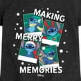 thumbnail image 3 of Lilo & Stitch - Making Merry Memories - Girls Fitted Short Sleeve Tee, 3 of 5