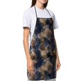 thumbnail image 4 of Fuzoiu Watercolor Snake Skin Print Kitchen Cooking Aprons,Kitchen Cooking BBQ Aprons,Chef Apron with 2 Pockets for Men Women,Art Aprons for Painting Pottery Ceramics, 4 of 7