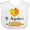 AA-White, variant on Inktastic St. Augustine Florida Orange in Heart Boys or Girls Baby Bib