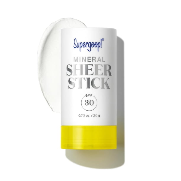 Protector solar en barra Supergoop! Mineral Sheer SPF 30, 20 ml