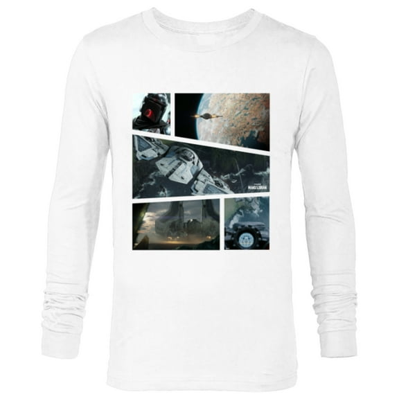 Star Wars The Mandalorian Season 3 Bo-Katan Gauntlet Battle - Long Sleeve T-Shirt for Men - Customized-White