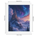thumbnail image 2 of Paint by Numbers Kit for Adults, Majestic Castle Aurora Night Sky Paint by Numbers, Easy Paint by Numbers Kit for Adults Beginner, DIY Adult Paint by Number Kits on Canvas, Home Decor, 2 of 7