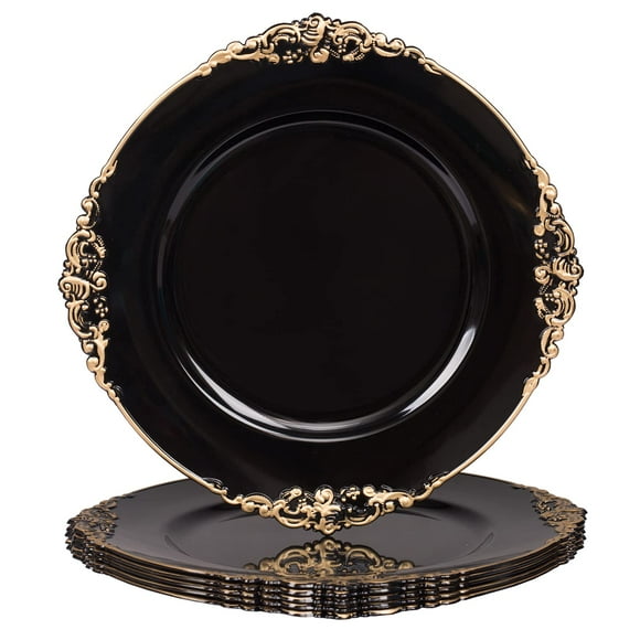 Antique Gold Charger Plates
