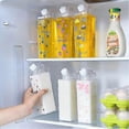 thumbnail image 3 of 3-Pack Milk Carton Bottle, Clear Square Milk Plastic Leakproof Cup, 3 of 5
