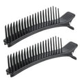 thumbnail image 4 of Hair Styling Clip Hairdressing Clip Hair Sectioning Clip Salon Styling Clip 2Pcs Hair Styling Clip Salon Sectioning Hairpin Hairdressing Partition Clip Hairgrip Tool Black, 4 of 8