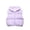 Purple, variant on Maqroz Girls Quilted Sleeveless Jackets Snap Button Down Hooded Coat Casual Warm Lightweight Solid Color Daily Wear for Fall Winter