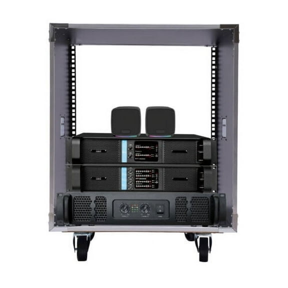 12U Rolling Network Server Data Cabinet Enclosure Rack Built-in Handles