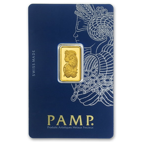 5 gram Gold PAMP Lady Fortuna VERISCANâ„¢ Bar w/ Assay