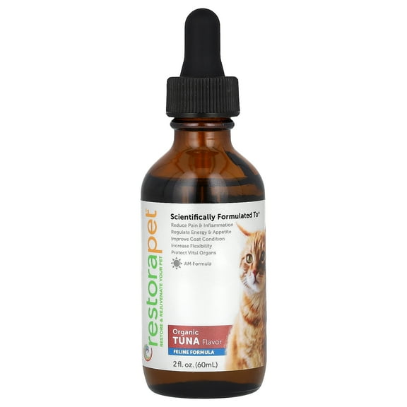 RestoraPet Feline Formula, Organic Tuna, 2 fl oz (60 ml)
