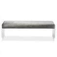 thumbnail image 3 of Bowery Hill Upholstered Bedroom Bench in Gray, 3 of 4