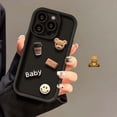 thumbnail image 4 of 3D Cartoon Coffee Bear Phone Case for iPhone 15 14 Plus 13 12 11 Pro Max Soft Back Cover for iPhone X XR XS Max 7 8 Plus Se 2020, 4 of 4