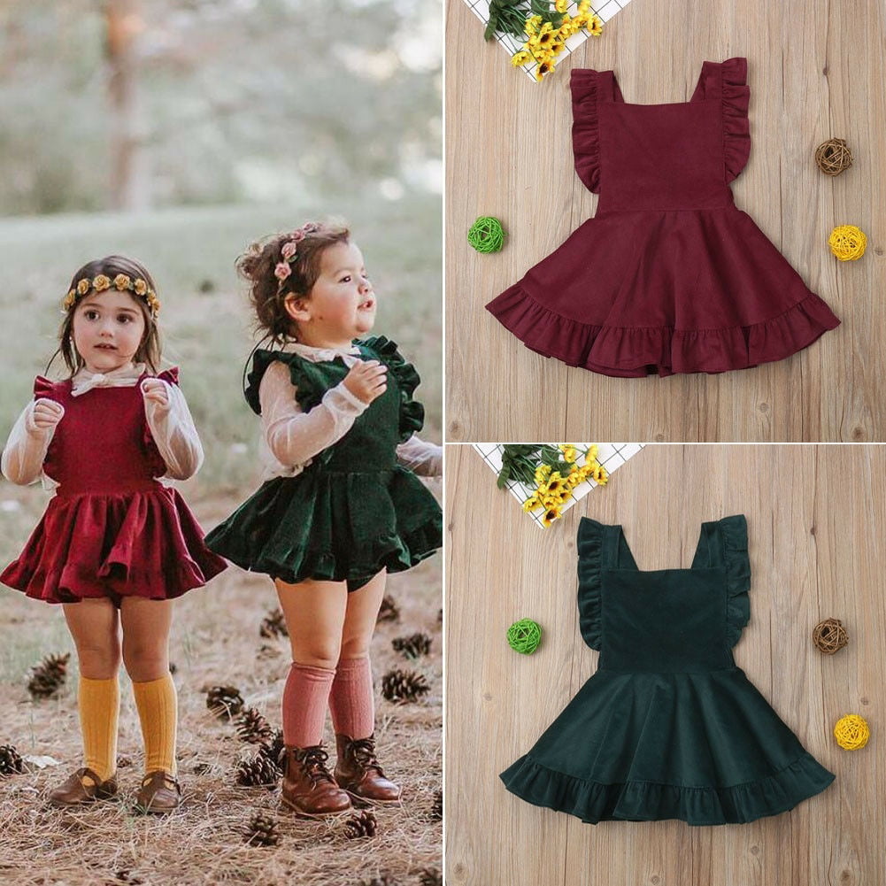 Amazon.com: Bagilaanoe Baby Girls Velvet Suspender Skirt Infant Toddler  Girl A-Line Casual Strap Sundress Overall Skirt Outfit Fall Winter Dress:  Clothing, Shoes & Jewelry