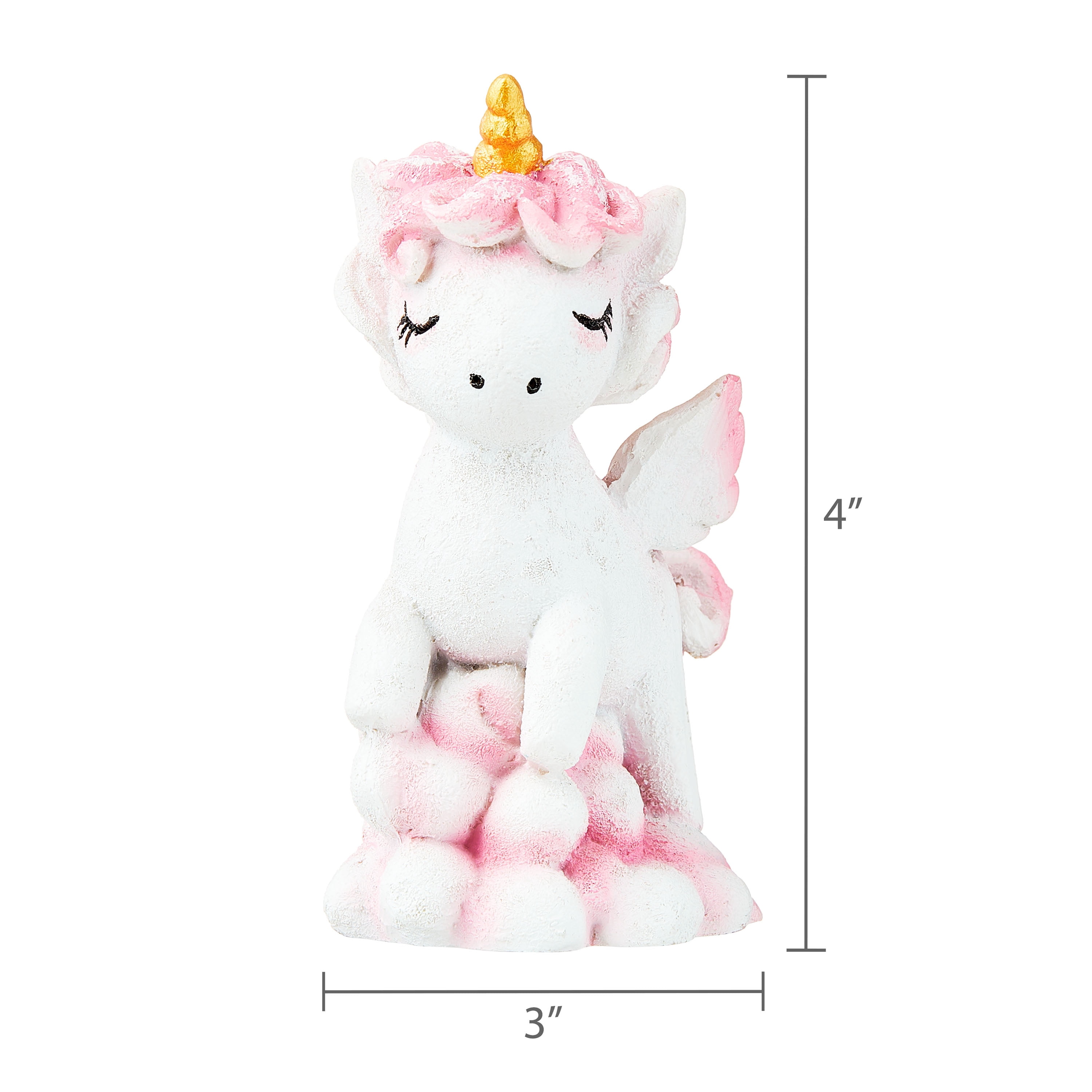 Vibrant Life Unicorn Aquarium Decor, Multicolor, 2.83" x 1.89" x 3.77"