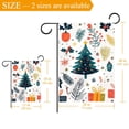 thumbnail image 3 of Welcome Cute Christmas Trees and Xmas Elements Garden Flag, Vertical Double Sided Small House Flag, Yard Farmhouse Outdoor Deck Veranda Lawn Decor 28x40 Inch, 3 of 6