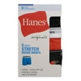 thumbnail image 3 of Hanes Boys Underwear Boxer Briefs, 5-Pack, Originals Moisture-Wicking, Orange & Assorted, 3 of 6