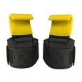 thumbnail image 2 of 1 ganchos de levantamiento de pesas, muñequeras, correas de agarre para entrenamiento de gimnasia para Fitness Amarillo shamjiam Ganchos de levantamiento de pesas, 2 of 9
