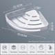 thumbnail image 3 of Estante de baño sin taladro, especiero de esquina, estante de pared de metal con 4 ganchos, estante de almacenamiento para ducha, cesta de ducha, instalación adhesiva (plata mate, 2 niveles, clasifica, 3 of 5