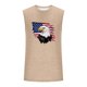 thumbnail image 4 of Tanque Deportivo de Cuello Redondo de la Impresión de la Moda Casual de los Hombres, Blusa de Poliéster sin Mangas para el Uso Diario Al Aire Libre, 4 of 5
