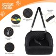 thumbnail image 3 of Asiento de Coche para Perros, Asiento Trasero para Perros, Asiento Trasero para Perros Pequeños, Asiento de Coche para Perros con Cinturón de Seguridad, Asiento de Coche para, 3 of 8