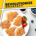thumbnail image 5 of Mini wafflera de héroes de los calabozos - Come a tus personajes favoritos de fantasía y haz el desayuno divertido - Novedad fresca, panqueques tipo DnD en minutos - Wafflera eléctrica antiadherente,, 5 of 5