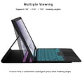 thumbnail image 4 of Funda con teclado para tableta ROOFEI Galaxy Tab A9+ de 11 pulgadas, negra, 4 of 9