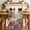 Green Red Beige, variant on Cardinal Bird Table Runner 48 Inches Long Farmhouse Dress Scarves, Winter Poinsettia Berry Pine Cones Floral Dining Tablerunner for Coffee Table/Kitchen Island/Party Décor, 13" x 48"