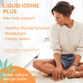 thumbnail image 4 of Life-Flo Iodine Plus Drops 150mcg | Healthy Thyroid, Energy & Metabolism Support | Orange Flavor | 2oz, About 320 Serv., 4 of 7