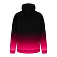 thumbnail image 3 of SwiftWear Hoodies for Men Casual Fashion Pocket Gradient Color Pullover Long Sleeve Tops Hooded Sweatshirt, Hot Pink XXXXXL, 3 of 4
