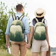 thumbnail image 6 of Balery Fog Forest Vintage Canvas Backpack for Men and Women - Large Capacity, Durable Travel Laptop Bag for School, Work, Hiking, and Outdoor Activities, 6 of 7