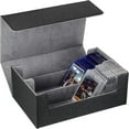 thumbnail image 1 of AMERTEER Boîte de Rangement pour Cartes à Collectionner Organisateur de Jeu de Cartes pour 72 Cartes Magnétiques 2 Rangées Compatible avec MTG TCG Porte-Cartes Boîte de Rassemblement Étui de Transport pour Cartes de Sport pour Jeu de Baseball Ca, 1 of 6