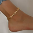 thumbnail image 2 of Kaash Customs CZ Stone Triangle Shaped Anklet Bracelet Gold Anklet Summer Anklet Feet Jewelry Sparkling Beach Anklet Best Gift For Her, 2 of 2