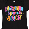 thumbnail image 4 of Inktastic Everything is Gonna be Alright Inspirational Quote Boys or Girls Baby Bodysuit, 4 of 5