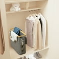 thumbnail image 6 of Storvive Bamboo Organizer，Toilet Paper Storage Basket, Stackable & Foldable Bamboo Organizer, for Bathroom and Household,Gray, 6 of 7