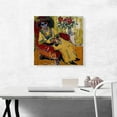 thumbnail image 2 of ARTCANVAS Portrait of Dodo 1910 Canvas Art Print by Ernst Ludwig Kirchner - Size: 18" x 18" (0.75" Deep), 2 of 9